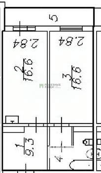 1-к квартира, вторичка, 48м2, 15/17 этаж