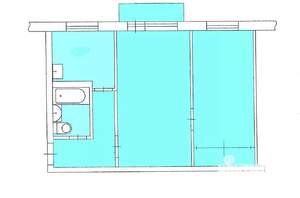 2-к квартира, вторичка, 47м2, 3/5 этаж