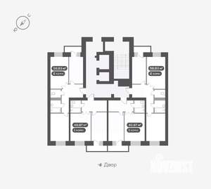 2-к квартира, вторичка, 59м2, 3/16 этаж
