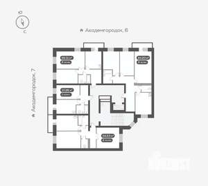 2-к квартира, вторичка, 65м2, 2/14 этаж