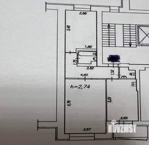 2-к квартира, вторичка, 69м2, 4/8 этаж