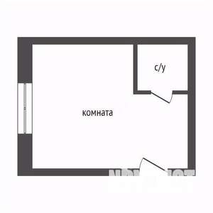 Студия квартира, вторичка, 15м2, 2/4 этаж