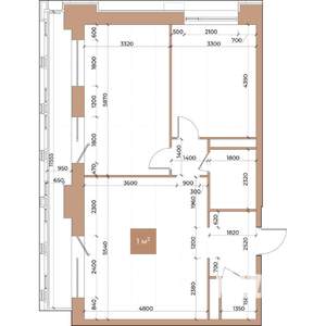 2-к квартира, вторичка, 75м2, 3/24 этаж