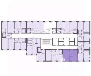 2-к квартира, вторичка, 45м2, 8/17 этаж