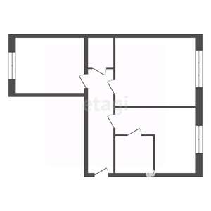 2-к квартира, вторичка, 45м2, 1/5 этаж