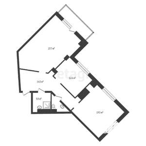 2-к квартира, вторичка, 80м2, 2/10 этаж