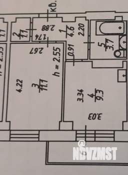 1-к квартира, вторичка, 30м2, 16/25 этаж