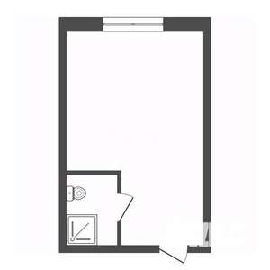 Студия квартира, вторичка, 17м2, 5/5 этаж