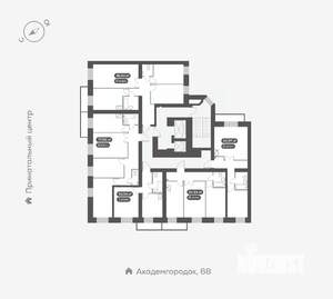 2-к квартира, вторичка, 54м2, 14/15 этаж