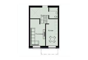 1-к квартира, вторичка, 41м2, 9/10 этаж