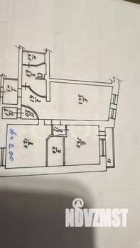 3-к квартира, вторичка, 104м2, 5/11 этаж
