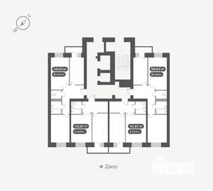 2-к квартира, вторичка, 59м2, 5/16 этаж