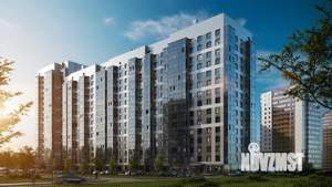 3-к квартира, строящийся дом, 75м2, 15/19 этаж