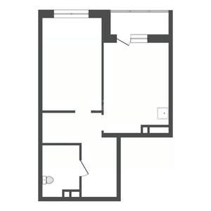 2-к квартира, вторичка, 43м2, 13/23 этаж