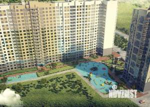 2-к квартира, строящийся дом, 55м2, 18/19 этаж