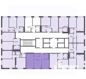 3-к квартира, вторичка, 54м2, 6/17 этаж