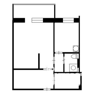 1-к квартира, вторичка, 32м2, 5/9 этаж