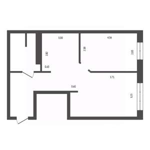 2-к квартира, вторичка, 51м2, 23/24 этаж