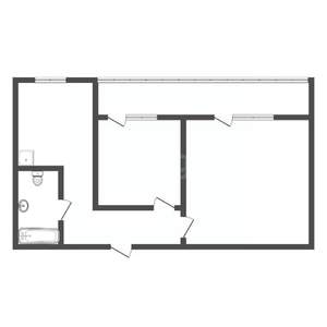 2-к квартира, вторичка, 53м2, 6/10 этаж