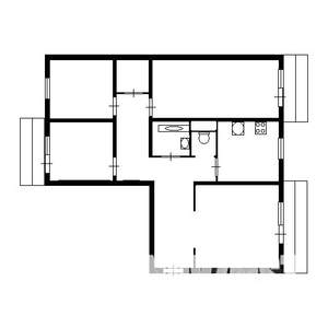 4-к квартира, вторичка, 81м2, 6/9 этаж