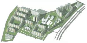 3-к квартира, строящийся дом, 70м2, 6/17 этаж