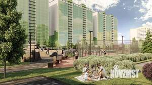2-к квартира, строящийся дом, 62м2, 5/19 этаж