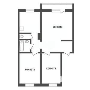 3-к квартира, вторичка, 66м2, 4/9 этаж