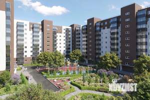 1-к квартира, строящийся дом, 39м2, 3/9 этаж