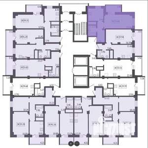 1-к квартира, строящийся дом, 37м2, 13/17 этаж