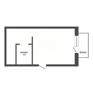 Студия квартира, вторичка, 37м2, 1/9 этаж