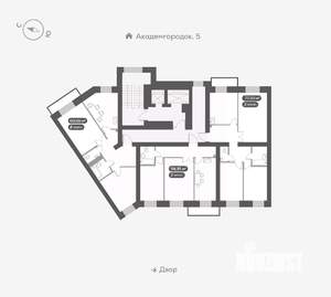 3-к квартира, вторичка, 77м2, 4/15 этаж