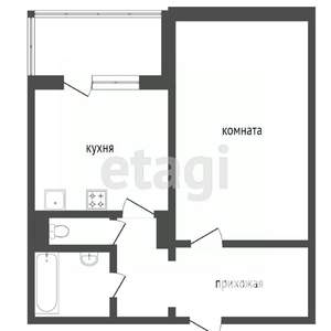 1-к квартира, вторичка, 36м2, 11/14 этаж