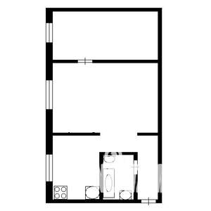 2-к квартира, вторичка, 46м2, 2/5 этаж