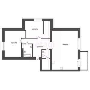 3-к квартира, вторичка, 83м2, 5/16 этаж