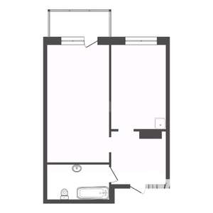 1-к квартира, вторичка, 33м2, 13/18 этаж