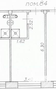 Студия квартира, вторичка, 21м2, 4/4 этаж
