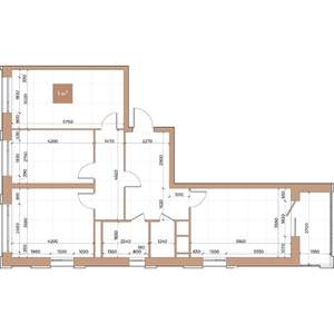 3-к квартира, строящийся дом, 88м2, 3/24 этаж