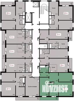 3-к квартира, строящийся дом, 78м2, 8/17 этаж