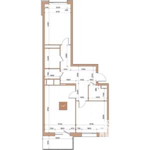 2-к квартира, вторичка, 79м2, 2/24 этаж