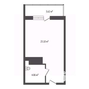 Студия квартира, вторичка, 29м2, 10/18 этаж