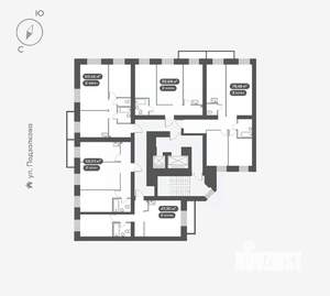 3-к квартира, вторичка, 76м2, 9/16 этаж