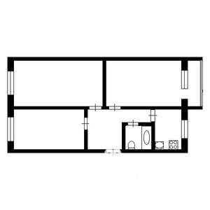 3-к квартира, вторичка, 63м2, 4/5 этаж