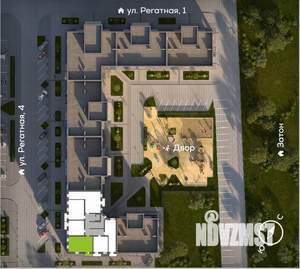 2-к квартира, вторичка, 65м2, 9/16 этаж