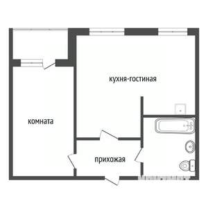 2-к квартира, вторичка, 53м2, 7/9 этаж