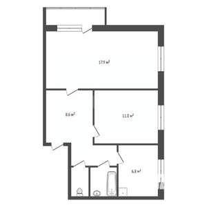 2-к квартира, вторичка, 47м2, 3/5 этаж