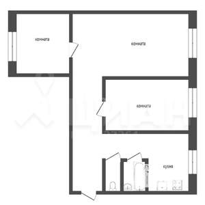 3-к квартира, вторичка, 62м2, 3/5 этаж