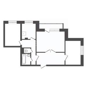 3-к квартира, вторичка, 69м2, 3/10 этаж