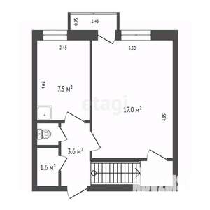 4-к квартира, вторичка, 86м2, 8/9 этаж