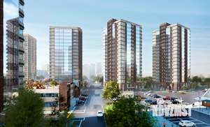 2-к квартира, строящийся дом, 56м2, 16/19 этаж