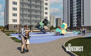 1-к квартира, строящийся дом, 42м2, 17/17 этаж